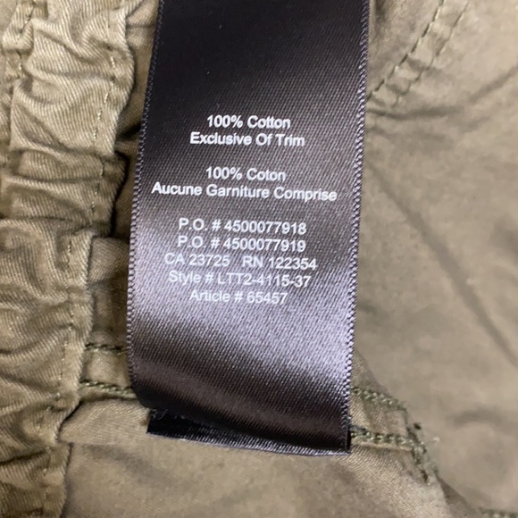 Aritzia Azure Skies Army Green Trooper Utility Hooded Fall Jacket Size S - Picture 16 of 16